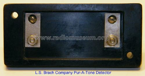Pur-A-Tone Crystal Detector Stand ; Brach Mfg. Co.,L.S.; (ID = 1441610) Radio part