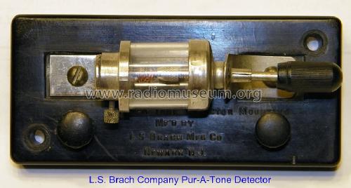 Pur-A-Tone Crystal Detector Stand ; Brach Mfg. Co.,L.S.; (ID = 1441611) Radio part