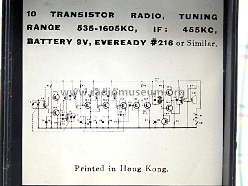 Ten Transistor BD 100; Bradford; brand of (ID = 2269972) Radio
