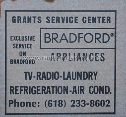 93013 ; Bradford; brand of (ID = 2321053) Radio