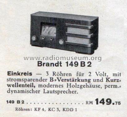 149B2 ; Brandt Roland Brandt (ID = 2817281) Radio