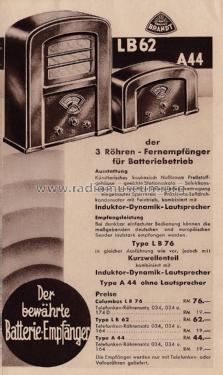 LB62; Brandt Roland Brandt (ID = 1933822) Radio