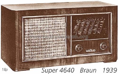 4640GW; Braun; Frankfurt (ID = 168) Radio