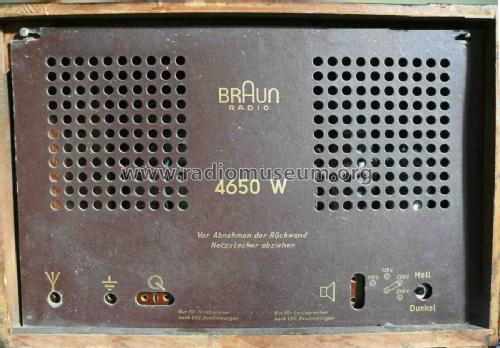 4650W; Braun; Frankfurt (ID = 1320442) Radio