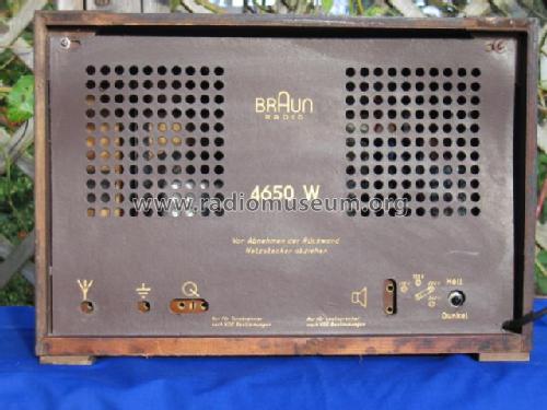 4650W; Braun; Frankfurt (ID = 281942) Radio