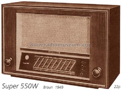 550W; Braun; Frankfurt (ID = 173) Radio