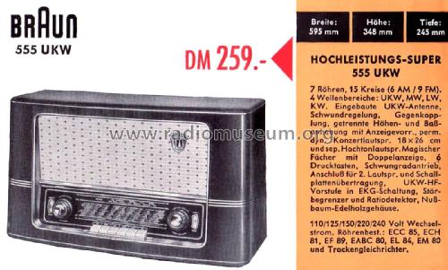 555UKW; Braun; Frankfurt (ID = 2265728) Radio