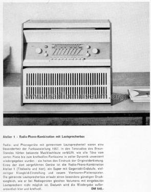 Atelier 1 Ch= RC62; Braun; Frankfurt (ID = 1753403) Radio