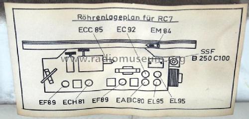 Atelier 1-7 Ch= RC7 ; Braun; Frankfurt (ID = 1303774) Radio