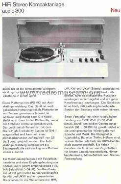 Audio 300; Braun; Frankfurt (ID = 1753671) Radio