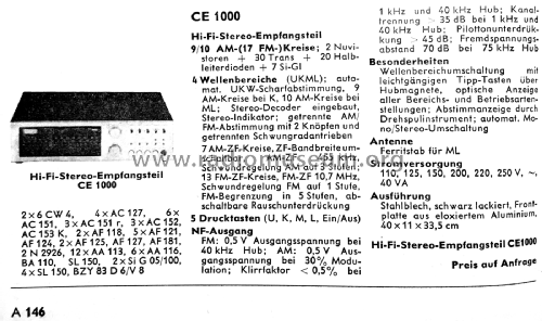 CE1000; Braun; Frankfurt (ID = 2245046) Radio