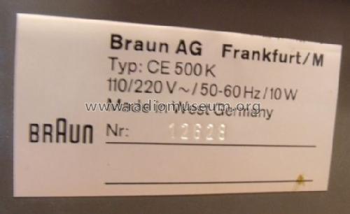 CE500K; Braun; Frankfurt (ID = 1219342) Radio