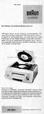 combi ; Braun; Frankfurt (ID = 676579) Radio