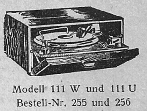 Cosmophon 111W; Braun; Frankfurt (ID = 1502871) Enrég.-R