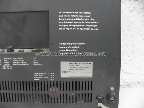 CSV500; Braun; Frankfurt (ID = 2554372) Ampl/Mixer