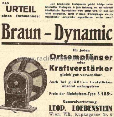 Dynamic ; Braun; Frankfurt (ID = 1107432) Speaker-P