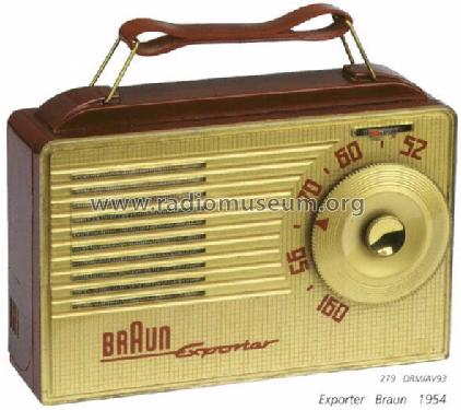 Exporter ; Braun; Frankfurt (ID = 177) Radio