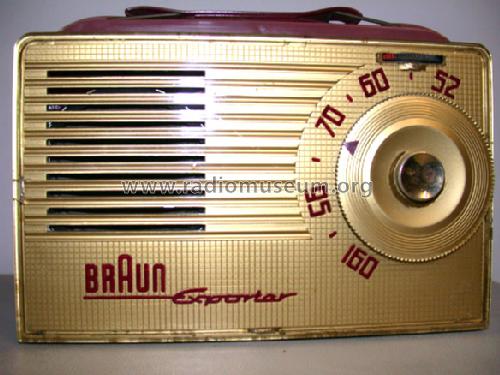Exporter ; Braun; Frankfurt (ID = 50752) Radio