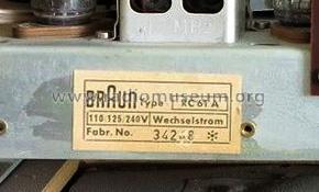 G11/61 Ch= RC61 A; Braun; Frankfurt (ID = 2122462) Radio