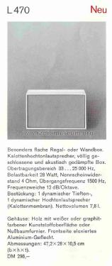 Geschlossene 2-Wege-Box L470; Braun; Frankfurt (ID = 1753679) Speaker-P