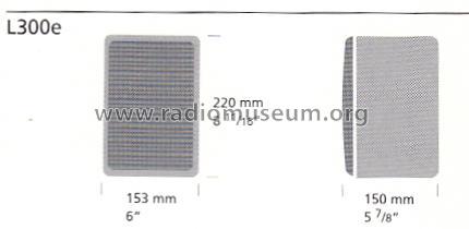 Lautsprecher Box L300e a/d/s; Braun; Frankfurt (ID = 1922000) Speaker-P