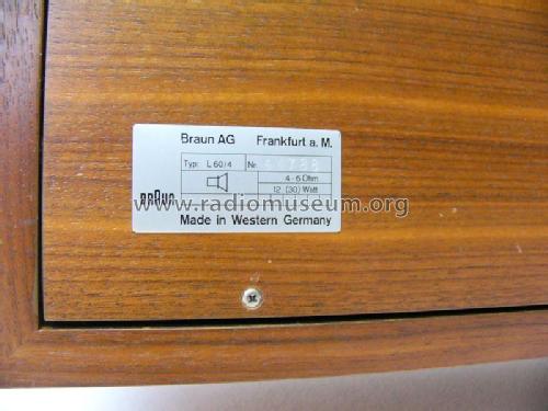 HiFi Lautsprechereinheit L60-4; Braun; Frankfurt (ID = 2427620) Lautspr.-K