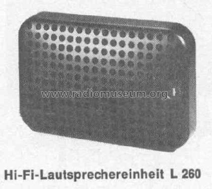 HiFi-Lautsprechereinheit L 260; Braun; Frankfurt (ID = 445479) Speaker-P