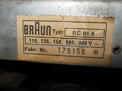 HM6-81 Stereo; Braun; Frankfurt (ID = 661543) Radio