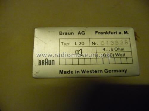 L20; Braun; Frankfurt (ID = 1599221) Speaker-P