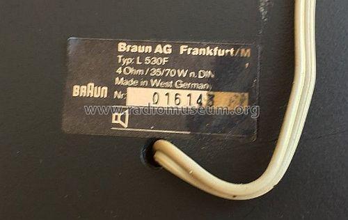 L530F; Braun; Frankfurt (ID = 2032713) Speaker-P
