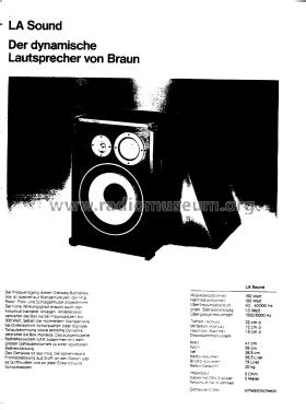 LA Sound Lautsprecher ; Braun; Frankfurt (ID = 2155080) Speaker-P