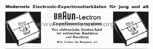 Lectron Grundsystem 8000; Braun; Frankfurt (ID = 161872) teaching