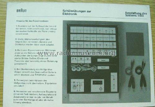 Lectron Schülerübungssystem 1100; Braun; Frankfurt (ID = 1256732) teaching