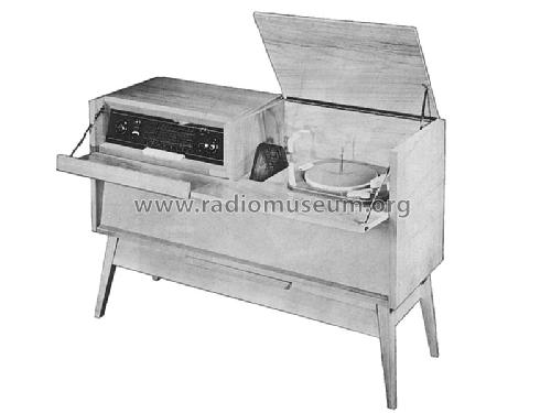 Musikschrank MM3 Ch= RC61; Braun; Frankfurt (ID = 1156114) Radio