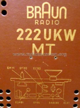 Musiktruhe 222UKW MT Ch= Ph222UK; Braun; Frankfurt (ID = 778513) Radio