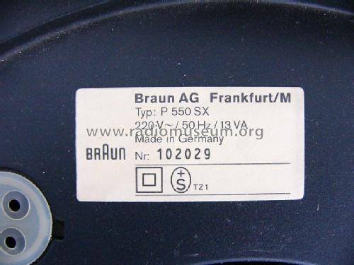 P550SX; Braun; Frankfurt (ID = 2113651) R-Player