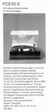 PCS52-E; Braun; Frankfurt (ID = 1753494) R-Player
