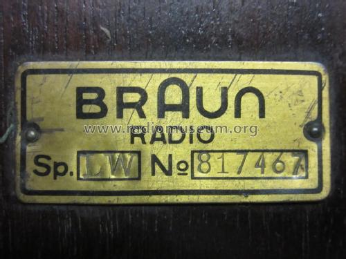 Phono-Schatulle LW; Braun; Frankfurt (ID = 2472005) R-Player