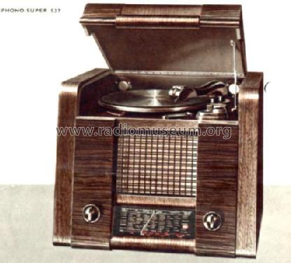 Phono-Super 537W; Braun; Frankfurt (ID = 1911506) Radio