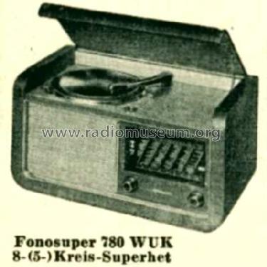 Phono-Super 780WUK; Braun; Frankfurt (ID = 514245) Radio