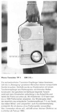 Phono-Transistor-Kombination TP1; Braun; Frankfurt (ID = 130591) Radio