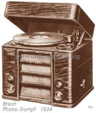 Phono-Truhe 540WK; Braun; Frankfurt (ID = 153) Radio