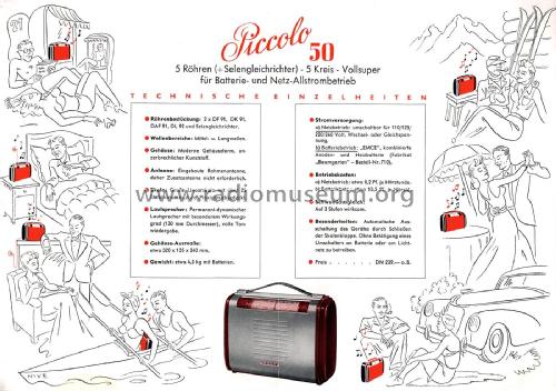 Piccolo 50; Braun; Frankfurt (ID = 1833702) Radio