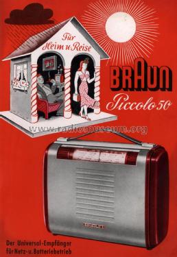 Piccolo 50; Braun; Frankfurt (ID = 1833703) Radio
