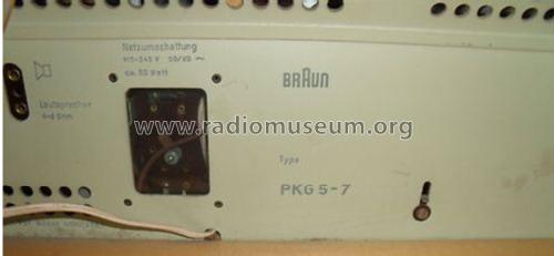 Radio-Phono-Kombination PK-G5/7 Ch= RC7; Braun; Frankfurt (ID = 1382346) Radio