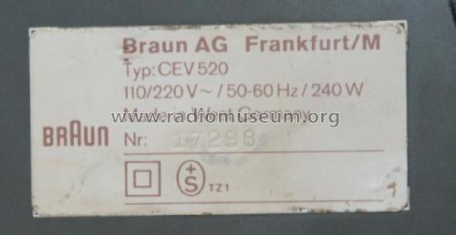 Regie 520 CEV520; Braun; Frankfurt (ID = 2226121) Radio