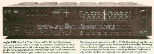 Regie 550 CEV550; Braun; Frankfurt (ID = 872130) Radio