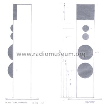 Studio-Master-Lautsprecher SM 2150; Braun; Frankfurt (ID = 1386499) Speaker-P