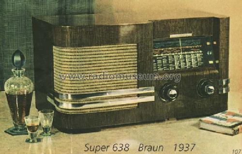 Super 638W; Braun; Frankfurt (ID = 707784) Radio