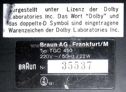 TGC450; Braun; Frankfurt (ID = 962251) Reg-Riprod